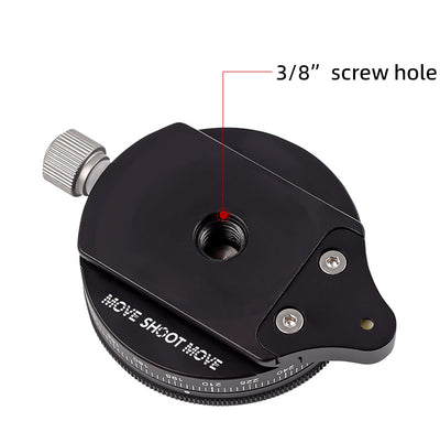 MSM 360° Panoramic Panning Base-Easy Direction Adjustment on Uneven Ground