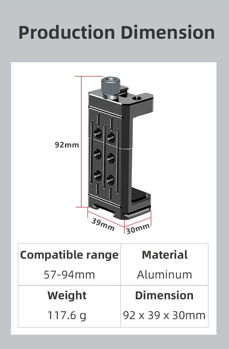 MSM Phone Mount with Arca Swiss Rails For Polar Alignment Recommended by Richard Tatti