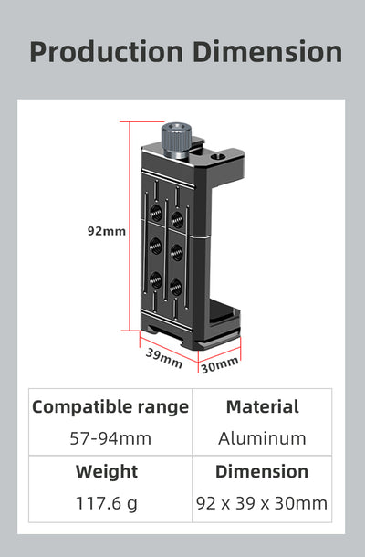 MSM Phone Mount with Arca Swiss Rails For Polar Alignment Recommended by Richard Tatti